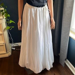 Perfect white cotton maxi skirt size m